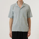 Seersucker Road Shirt - Green - Universal Works - STAG Provisions - Tops - S/S Woven - Seersucker