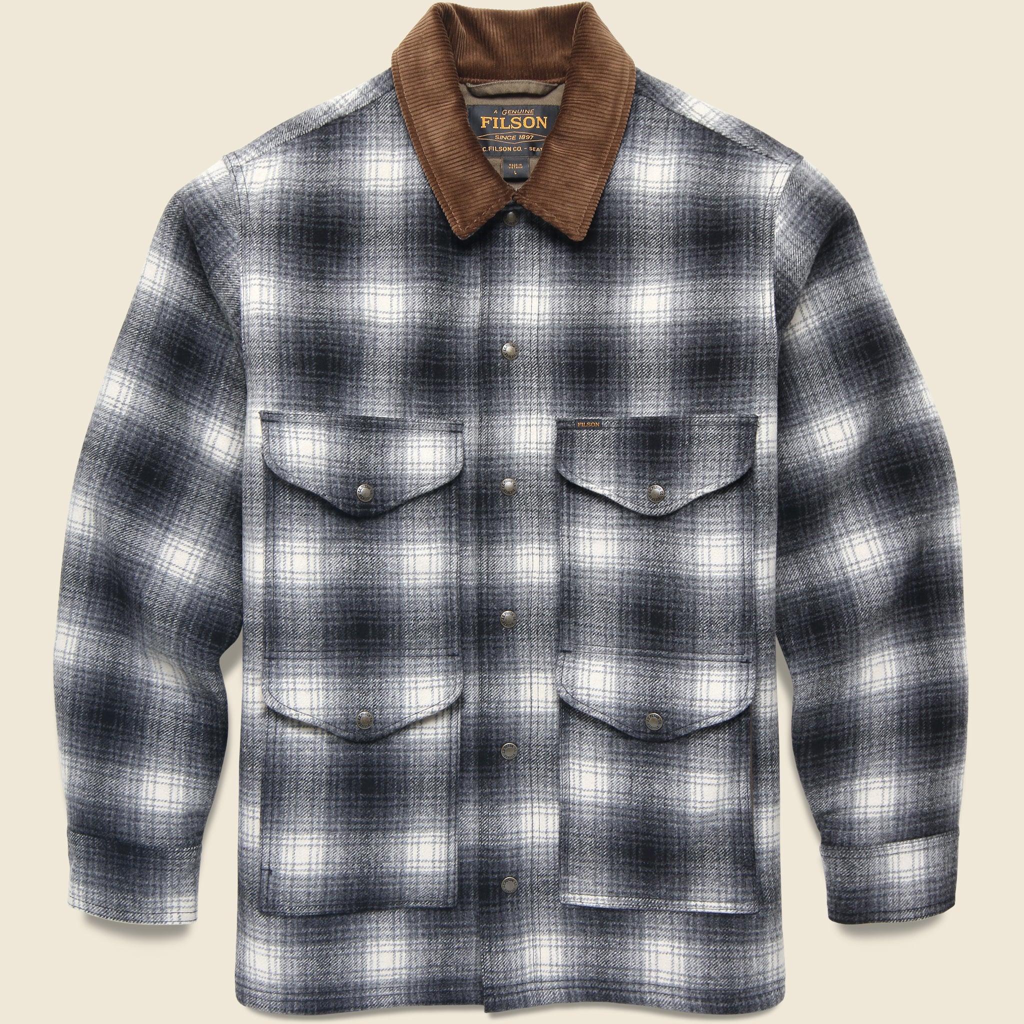 Spokane Insulated Cruiser - Charcoal - Filson - STAG Provisions - Outerwear - Coat / Jacket