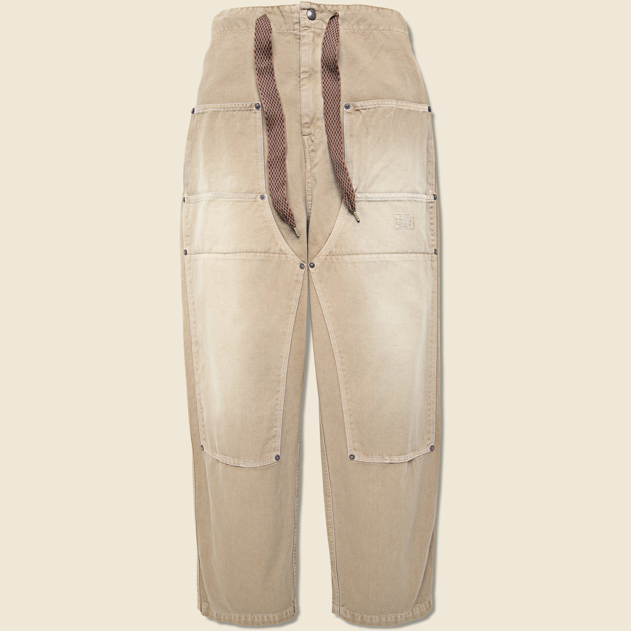 Katsuragi Easy Pant - Beige - Kapital - STAG Provisions - Pants - Twill