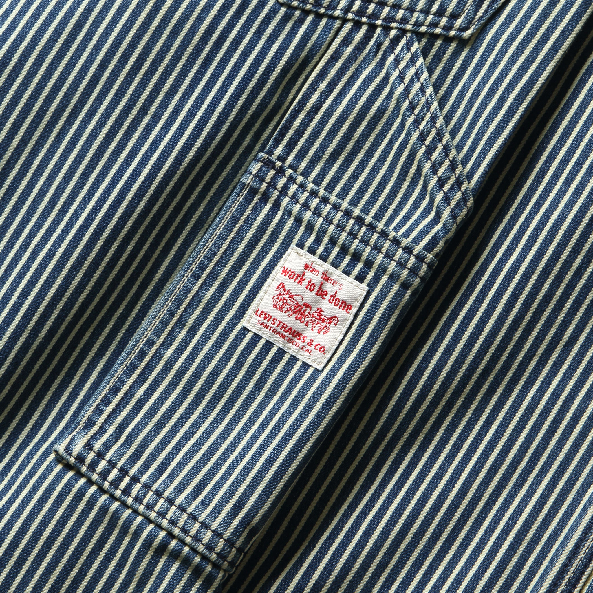 568 Carpenter Pant - Aged Railroad Stripe - Levis Premium - STAG Provisions - Pants - Denim