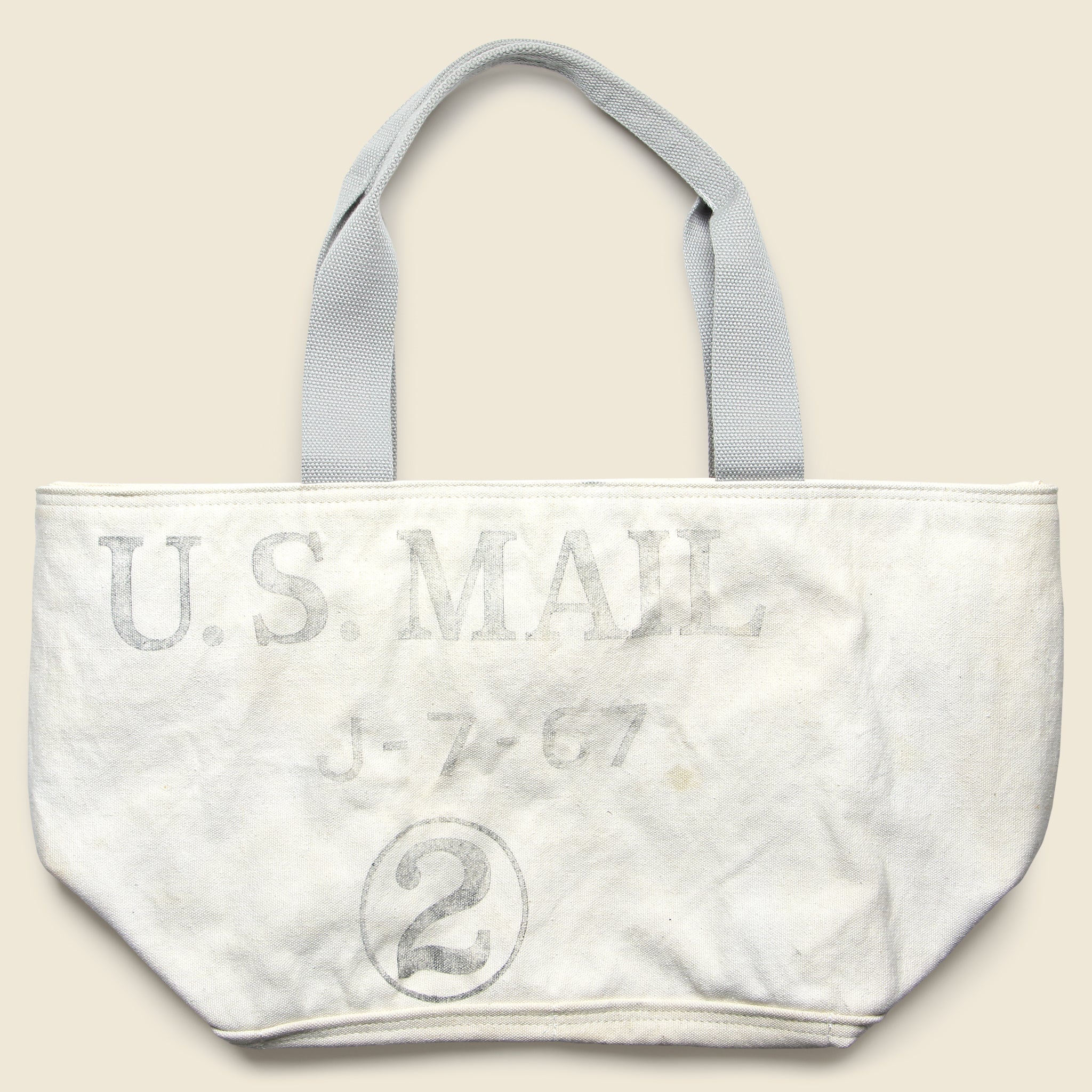 
                          Upcycled Tote Bag - White - Vintage - STAG Provisions - One &amp; Done - Accessories &amp; Jewelry
                        