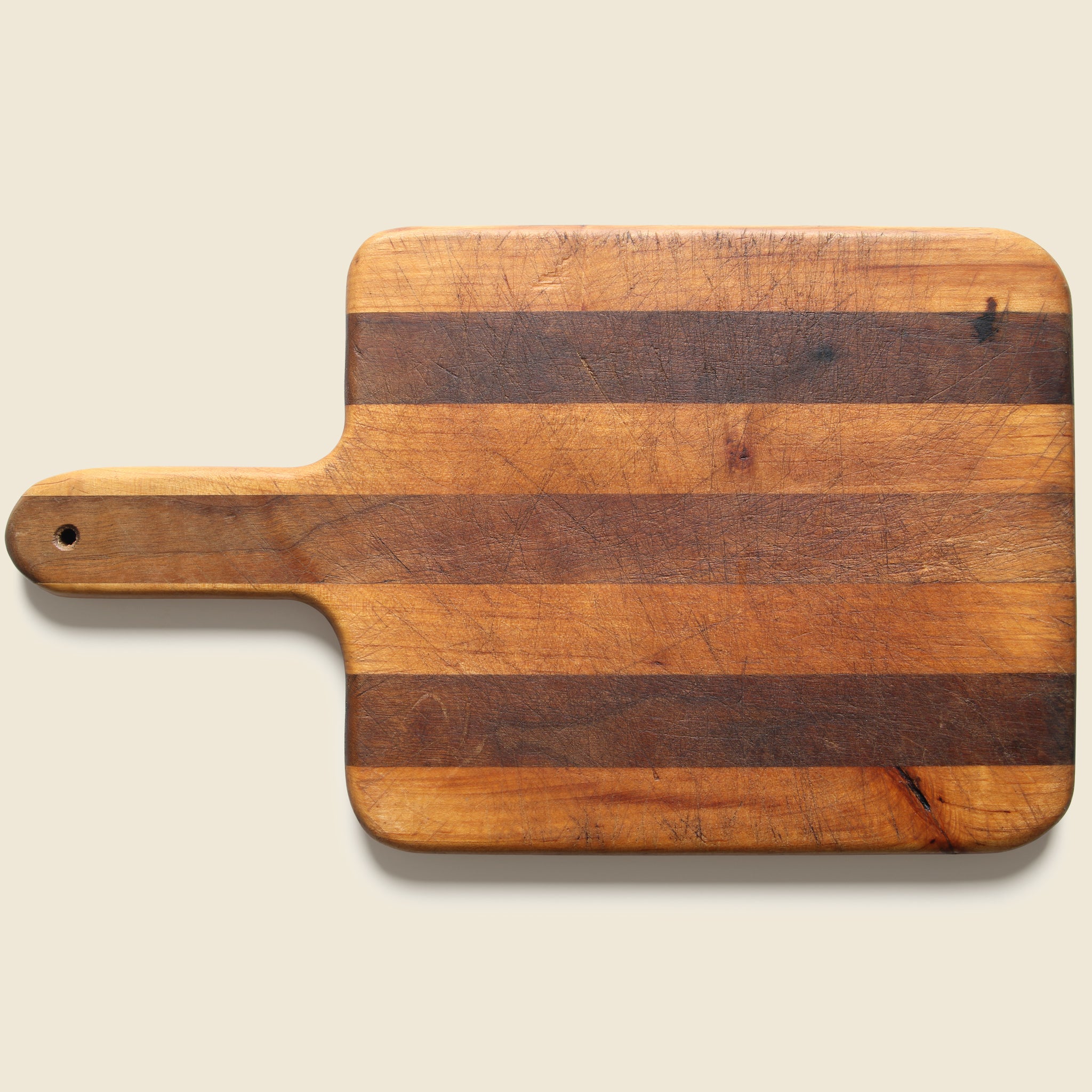 Striped Wooden Cutting Board - Vintage - STAG Provisions - One & Done - Barware & Smoking