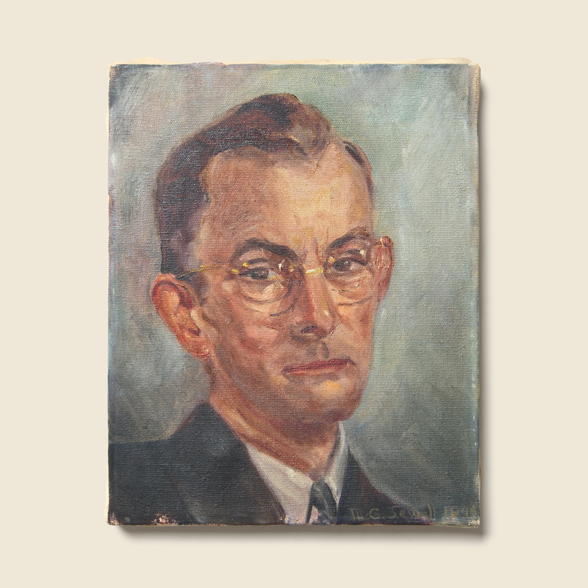 Small 1940's Portrait - Vintage - STAG Provisions - One & Done - Art