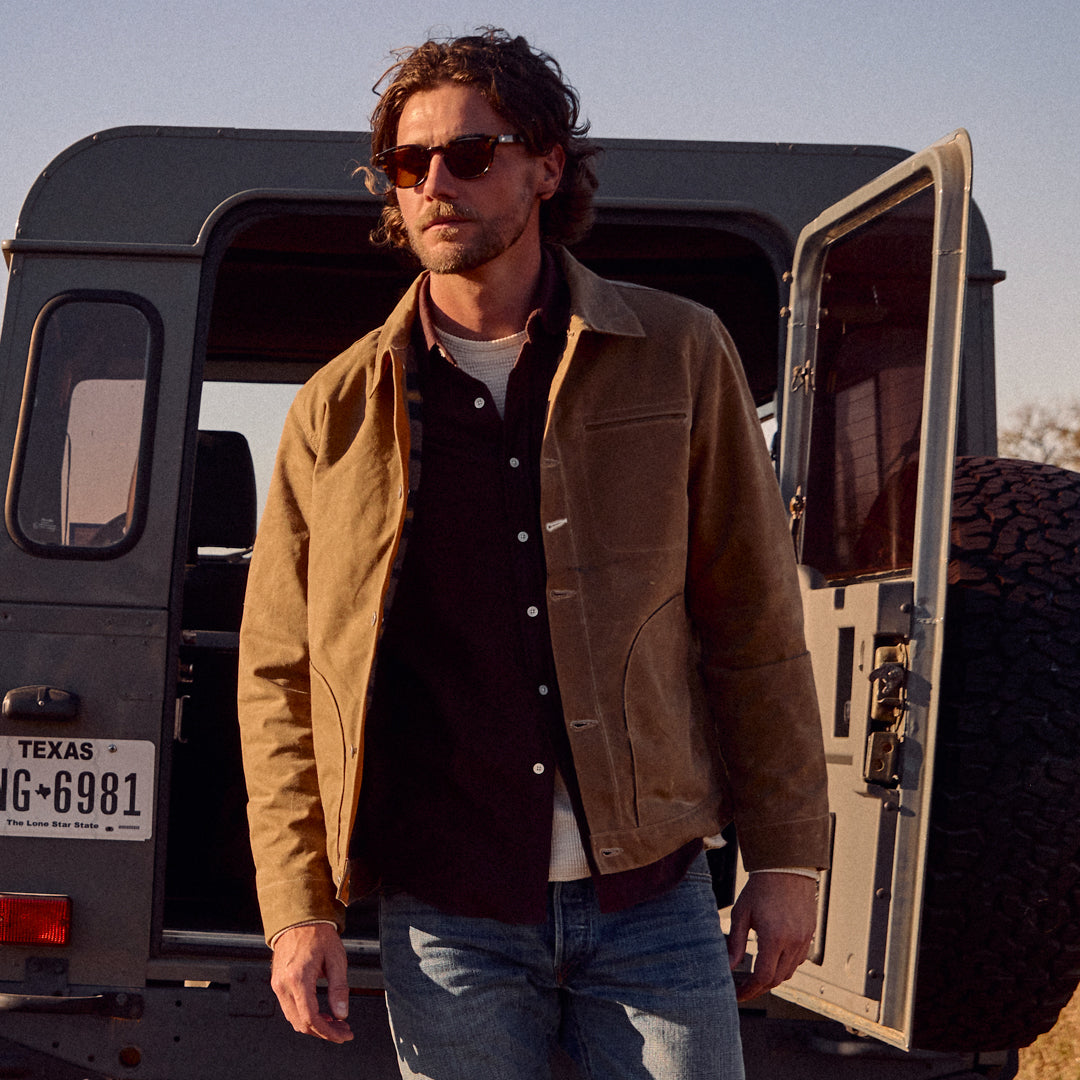 Supply Jacket - Blanket Lined Waxed Tan Ridgeline - Rogue Territory - STAG Provisions - Outerwear - Coat / Jacket