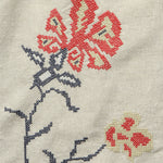 Cross Stitch Camp Shirt - Ecru - Portuguese Flannel - STAG Provisions - Tops - S/S Woven - Floral
