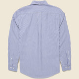 Pacifico Seersucker Shirt - Blue Stripe - Portuguese Flannel - STAG Provisions - Tops - L/S Woven - Seersucker