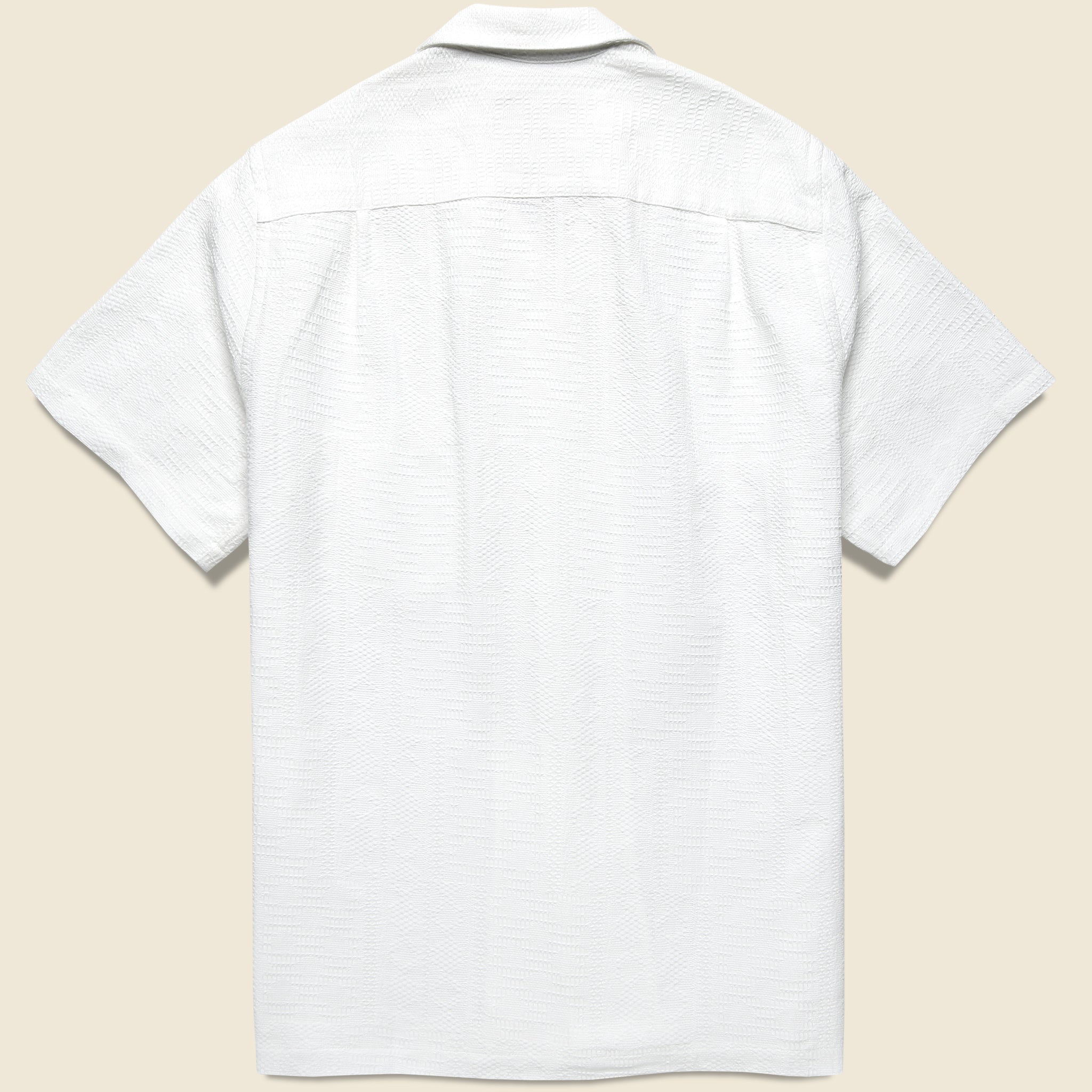 Reeve Camp Shirt - White - Portuguese Flannel - STAG Provisions - Tops - S/S Woven - Solid