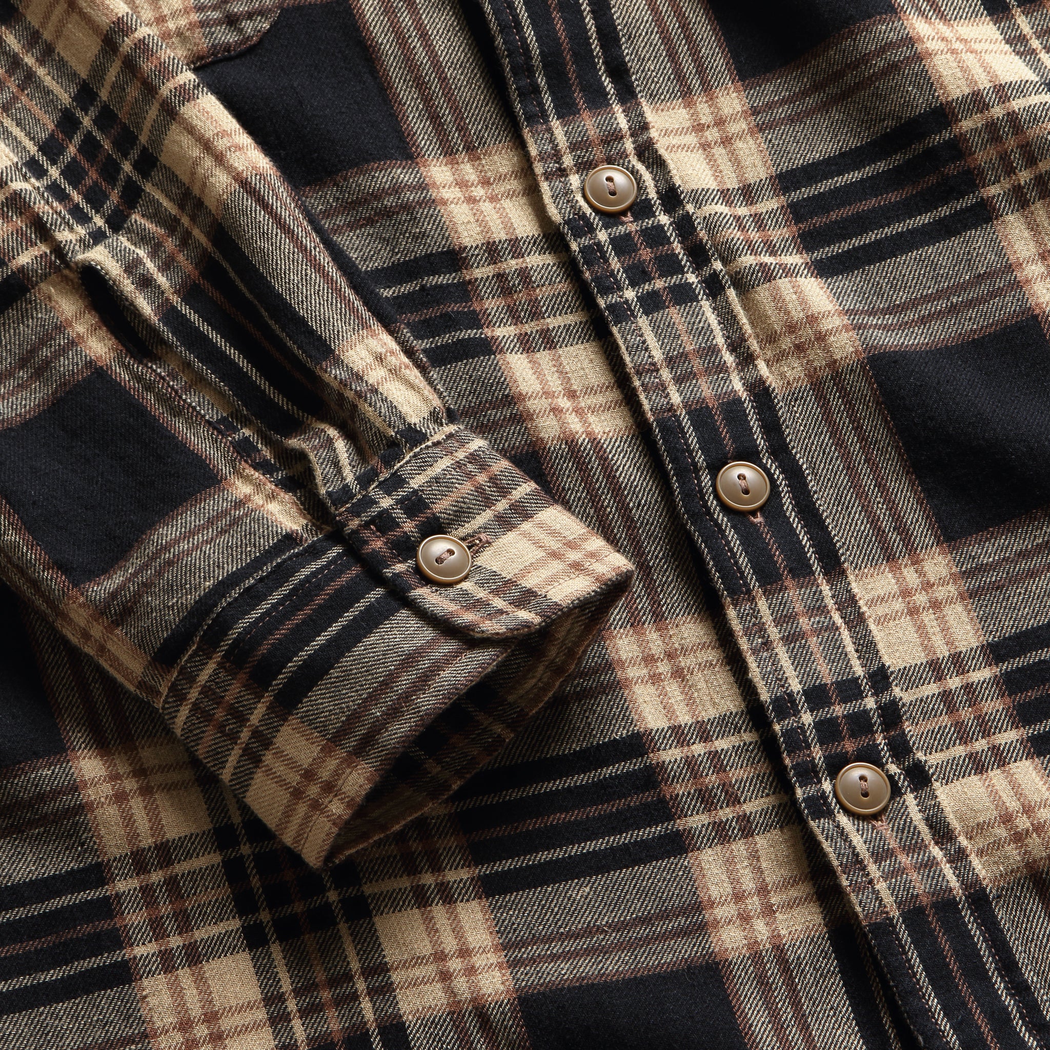 
                          Greyson Workshirt - Black - RRL - STAG Provisions - Tops - L/S Woven - Plaid
                        
