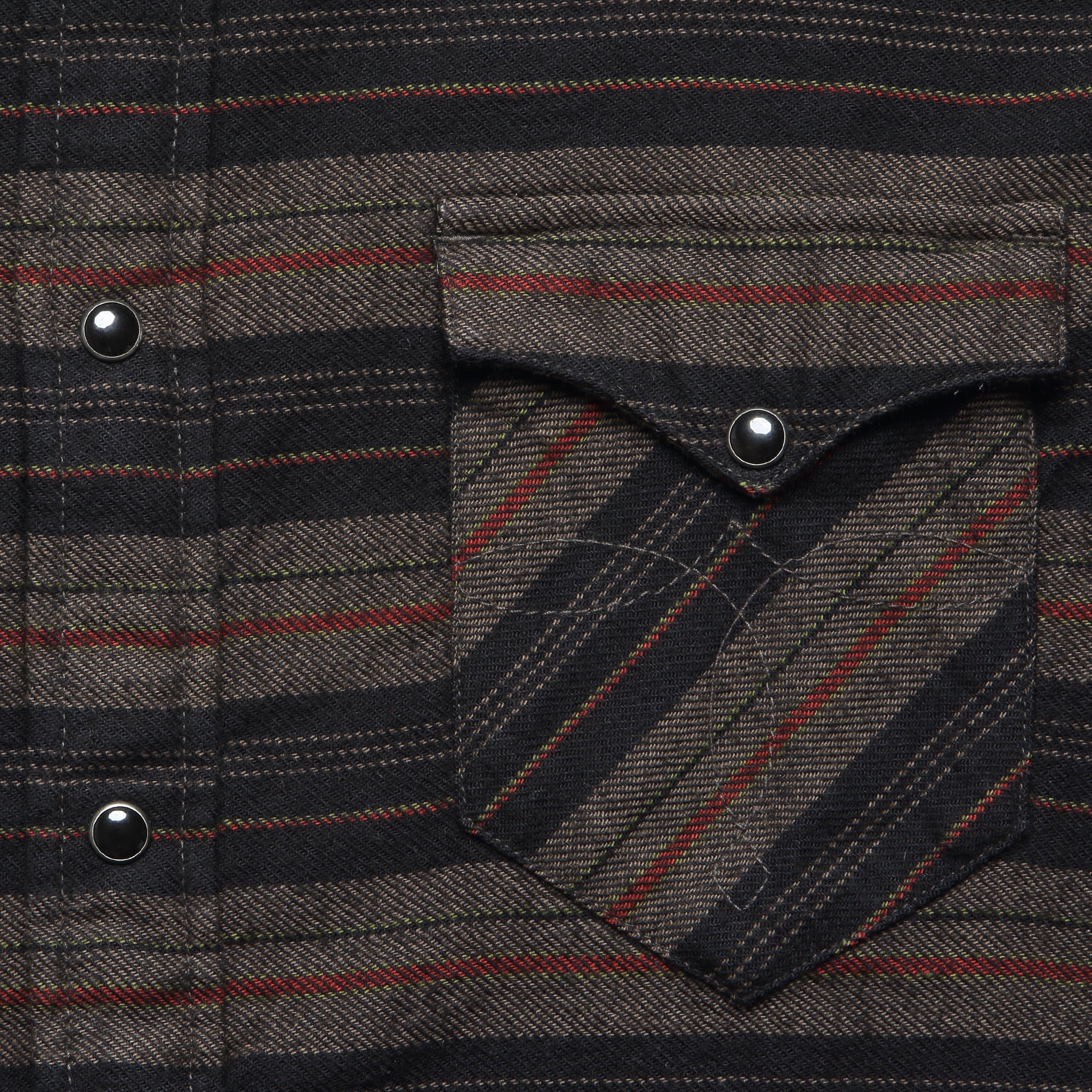 Slim Fit Striped Western Shirt - Navy - RRL - STAG Provisions - Tops - L/S Woven - Stripe