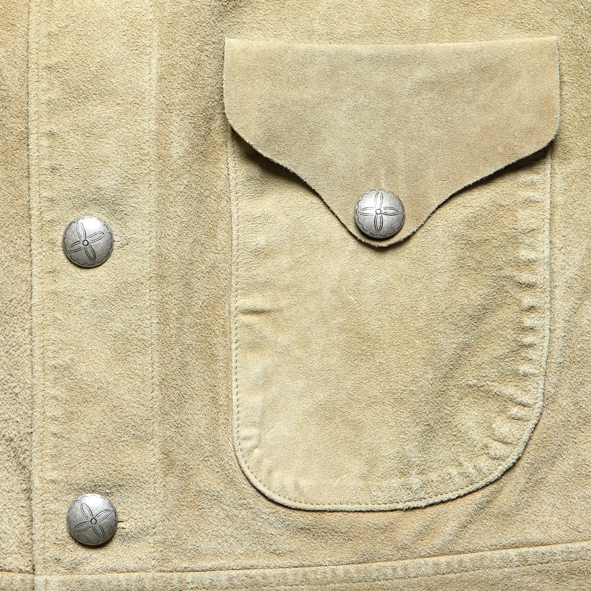 Schwab Suede Jacket - Ivory - RRL - STAG Provisions - Outerwear - Coat / Jacket