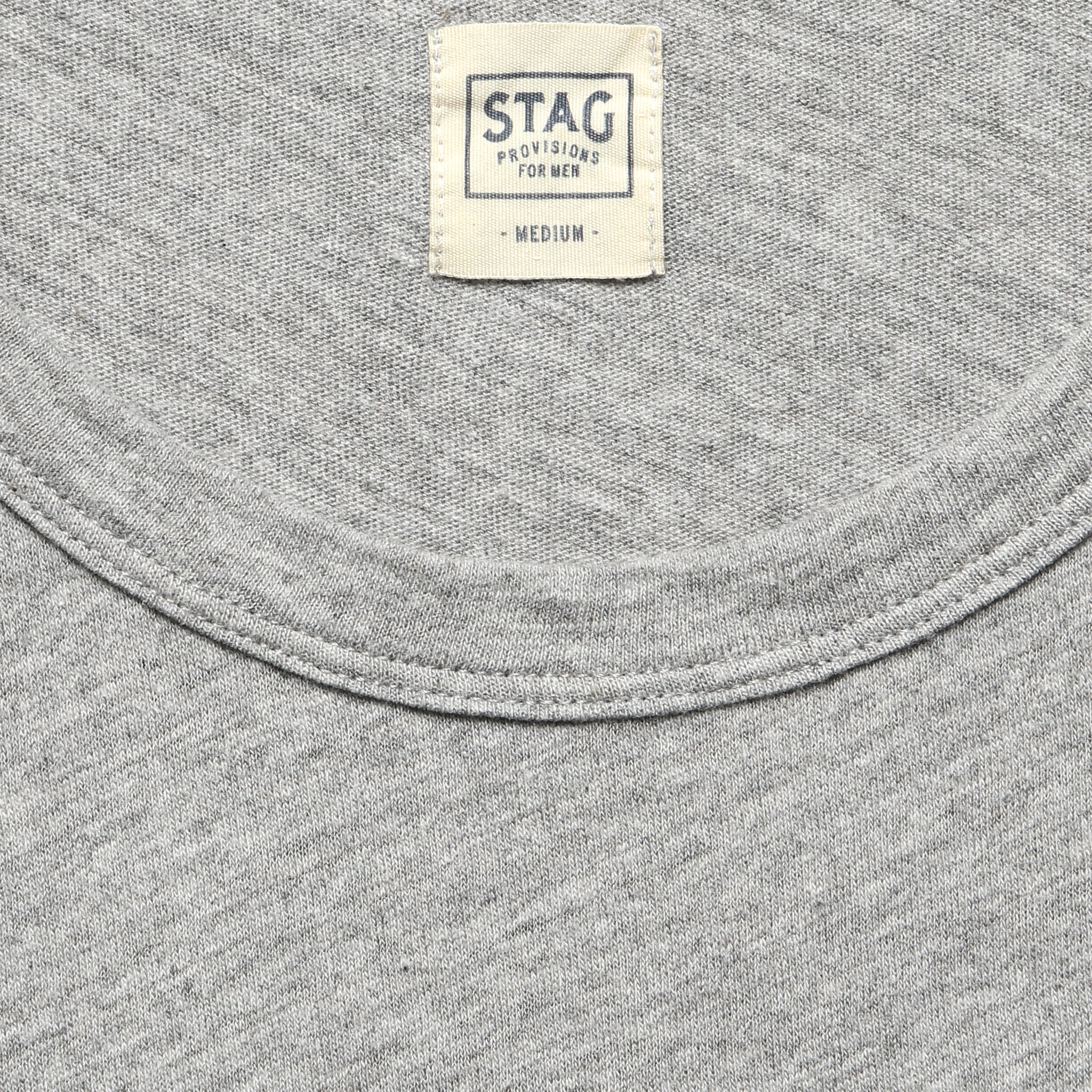 
                          The Essential Tee - Heather Grey - STAG - STAG Provisions - Tops - S/S Tee
                        