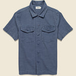 Surplus Shirt - Dark Navy Sateen - Taylor Stitch - STAG Provisions - Tops - S/S Woven - Solid