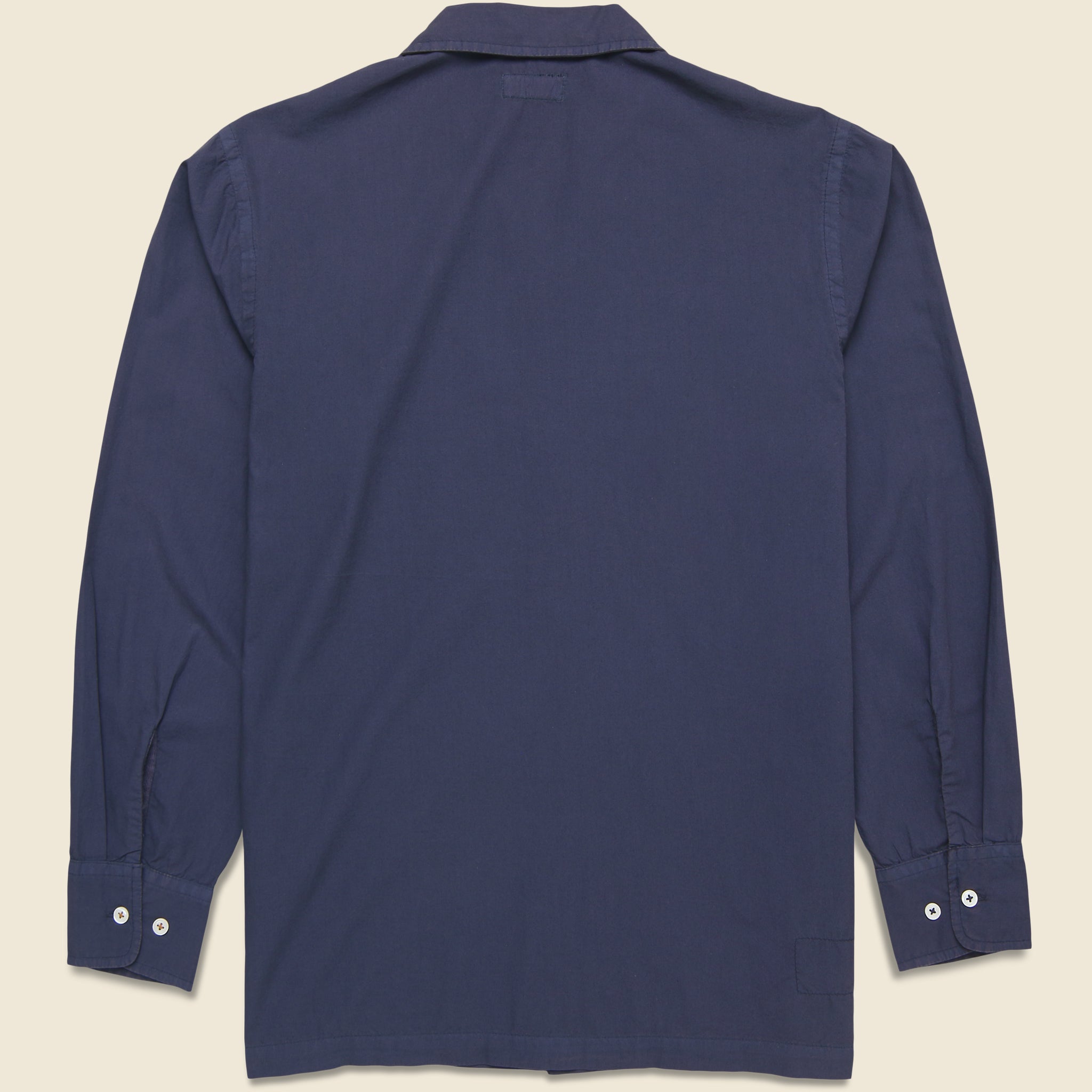 Poplin Dwight Overshirt - Navy - Universal Works - STAG Provisions - Tops - L/S Woven - Overshirt