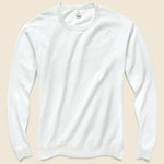 Supima Fleece Sweatshirt - White - Save Khaki - STAG Provisions - Tops - Fleece / Sweatshirt