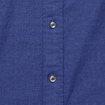 Band Collar Chambray Shirt - Indigo - BEAMS+ - STAG Provisions - Tops - L/S Woven - Solid