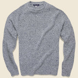 Alpaca Wool Donegal Crew Sweater - Stone Flag Grey - Alex Mill - STAG Provisions - Tops - Sweater