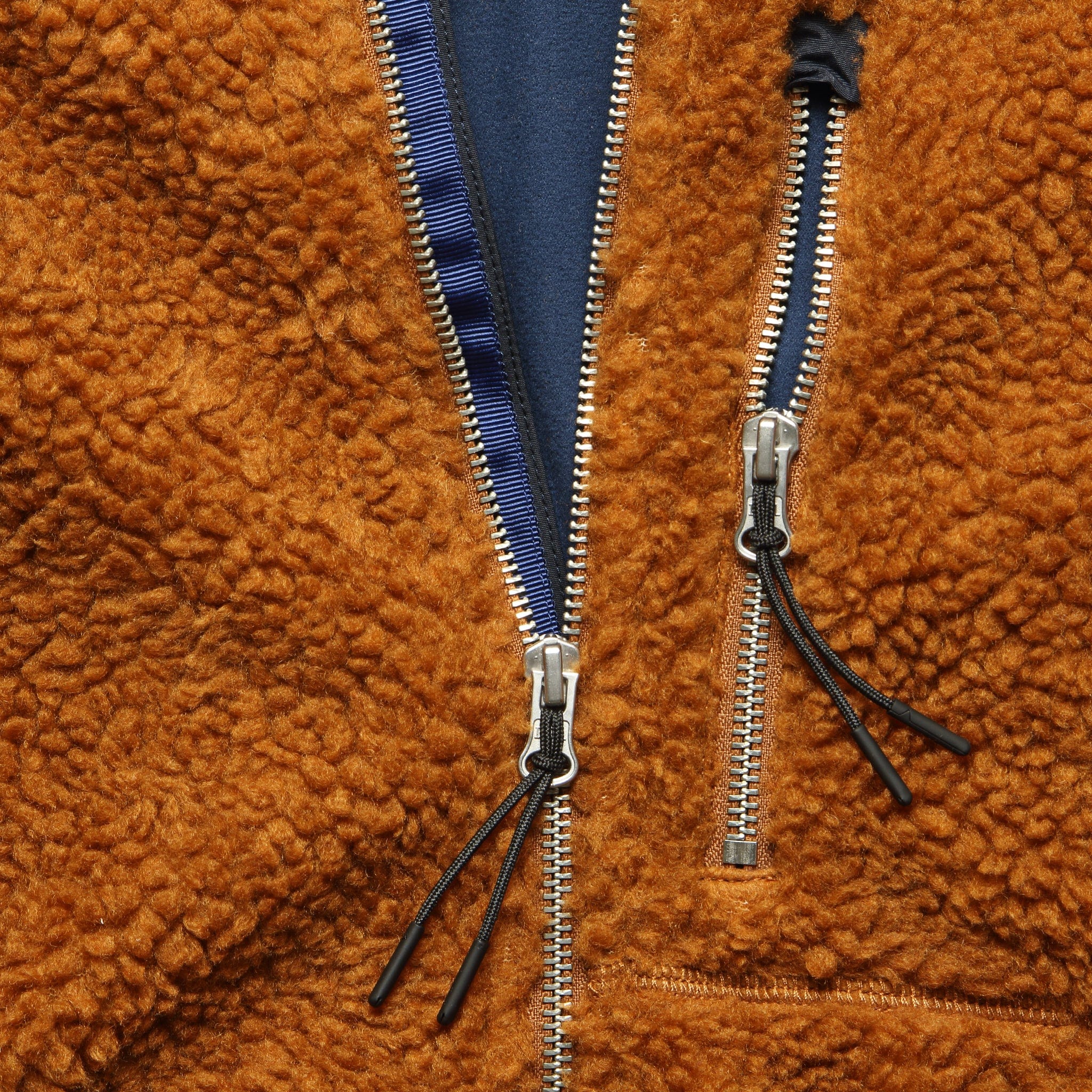 Zip Sherpa Jacket - Toffee - Alex Mill - STAG Provisions - Outerwear - Coat / Jacket