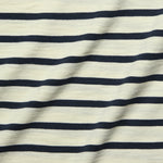Stripe Crew Tee - Off White/Navy - Alex Mill - STAG Provisions - Tops - L/S Tee