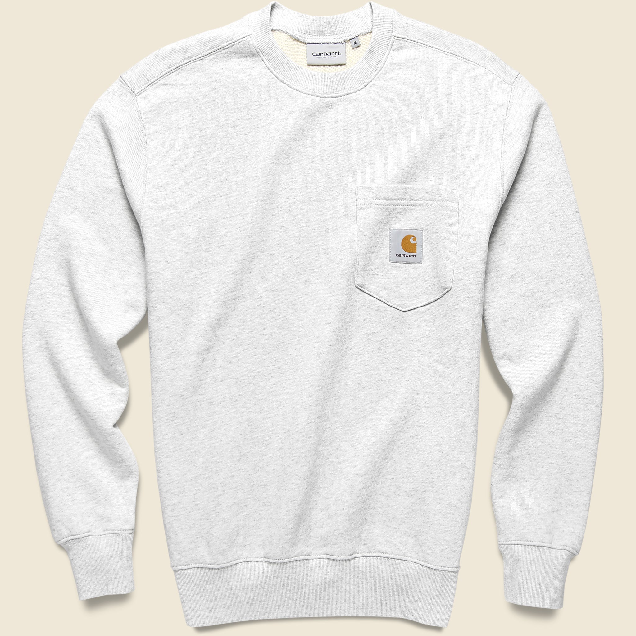 Pocket Sweatshirt - Ash Heather - Carhartt WIP - STAG Provisions - Tops - Fleece / Sweatshirt