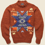 Antique Star Pullover - Red Rust - Chamula - STAG Provisions - Tops - Fleece / Sweatshirt