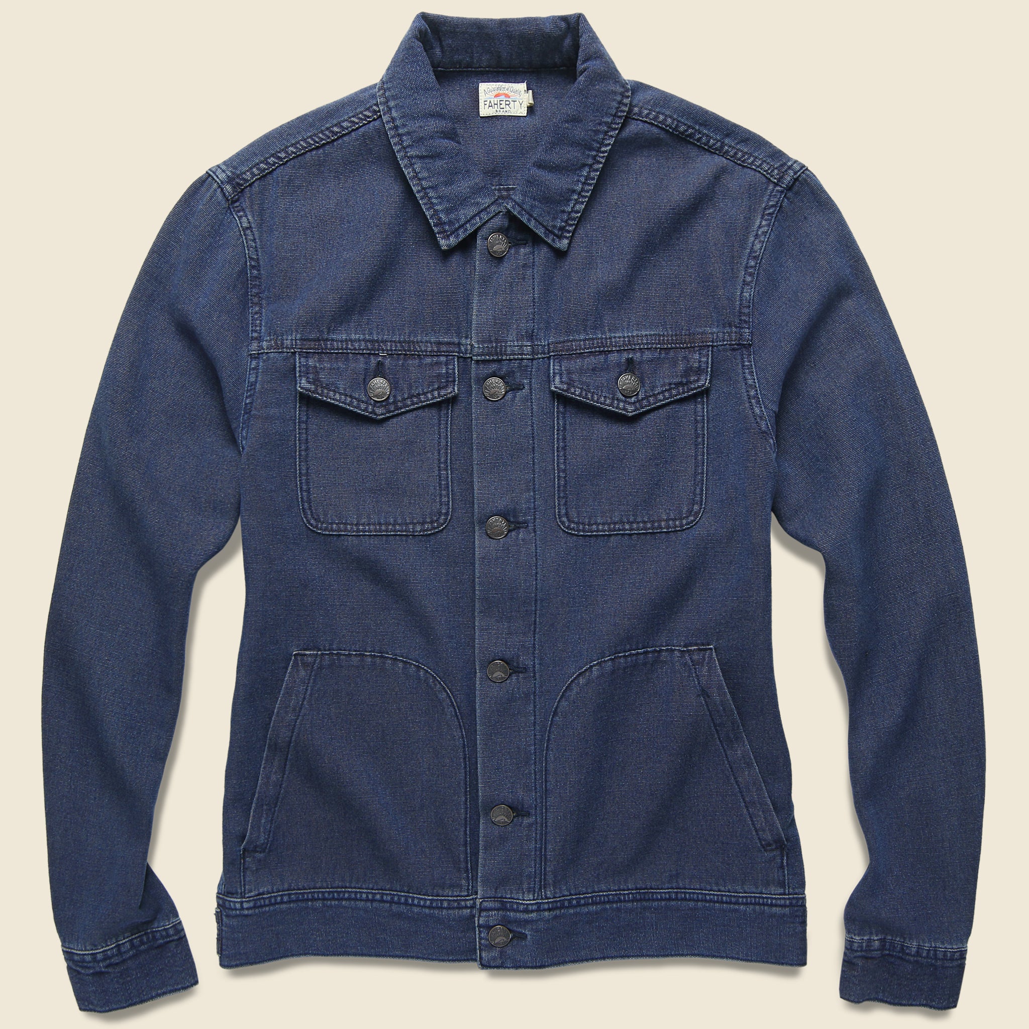 Route 80 Jacket - Indigo - Faherty - STAG Provisions - Outerwear - Coat / Jacket