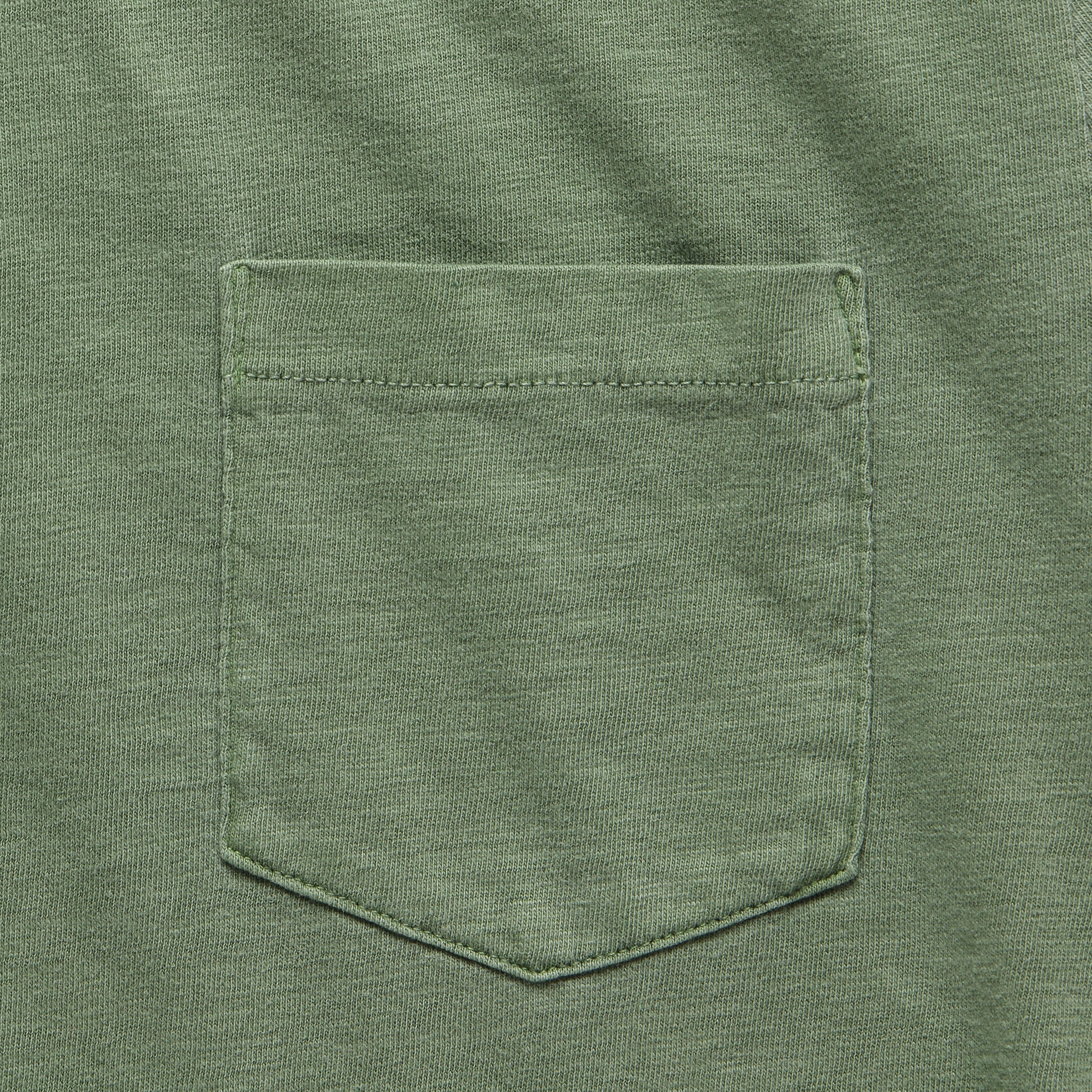 Garment Dye Pocket Tee - Spring Olive - Faherty - STAG Provisions - Tops - S/S Tee