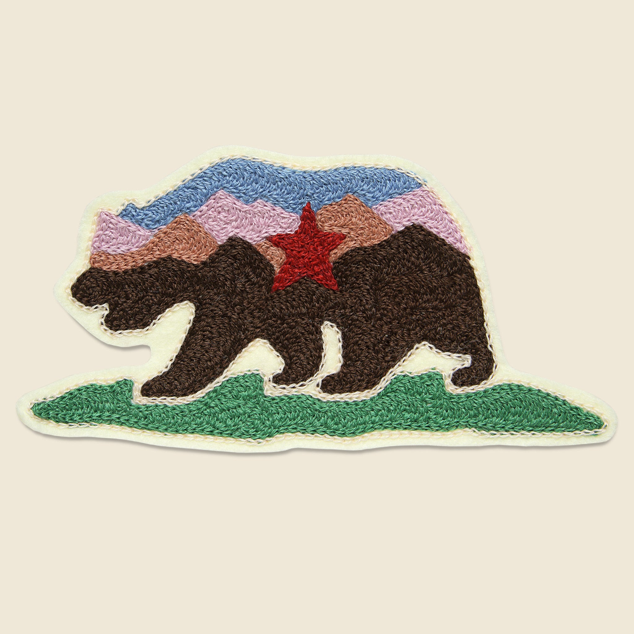 Patch - California Bear - Fort Lonesome - STAG Provisions - Accessories - Patches