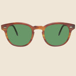 Warren 46mm - Amber Tortoise/Green - Garrett Leight - STAG Provisions - Accessories - Eyewear