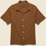Cocktail Seersucker Shirt - Walnut - Howlin - STAG Provisions - Tops - S/S Woven - Seersucker