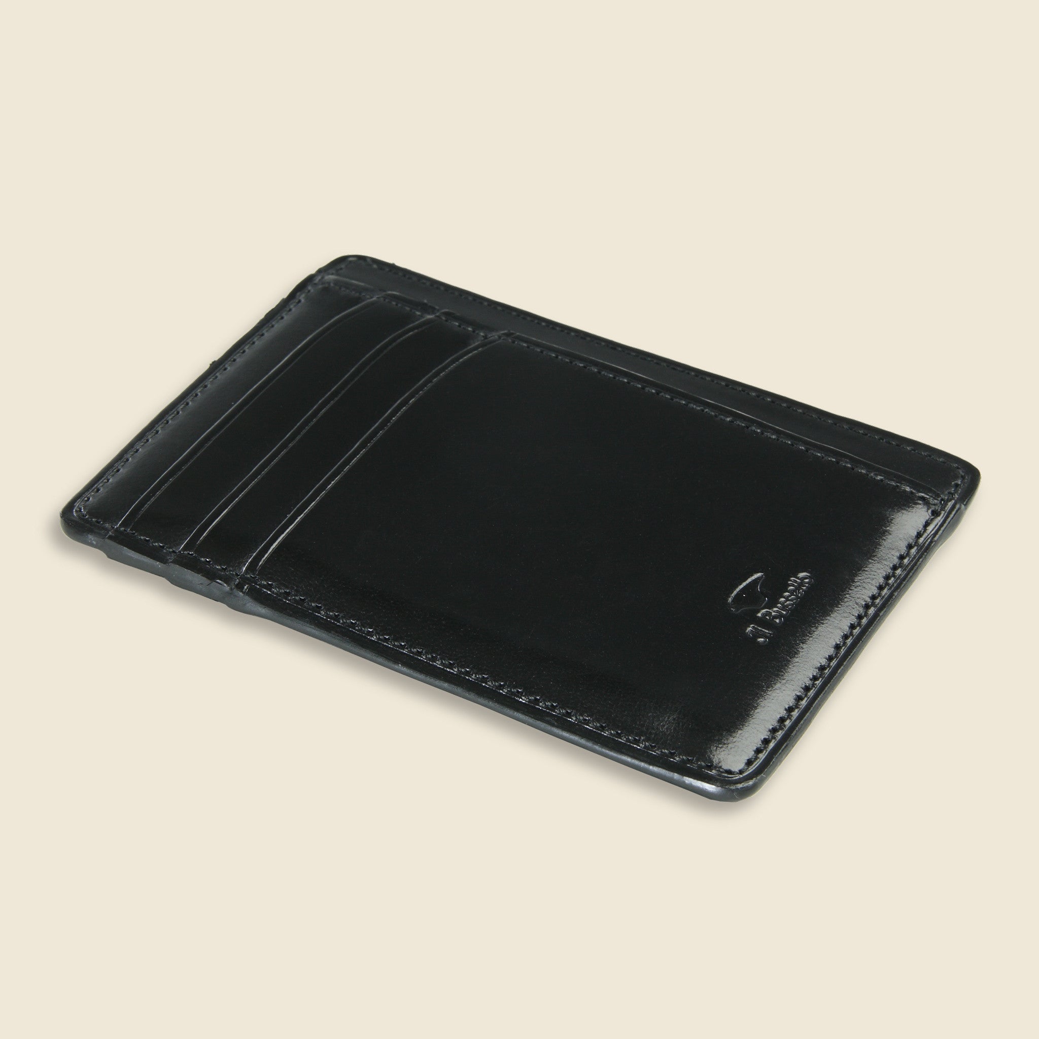Card and Document Case - Black - Il Bussetto - STAG Provisions - Accessories - Wallets