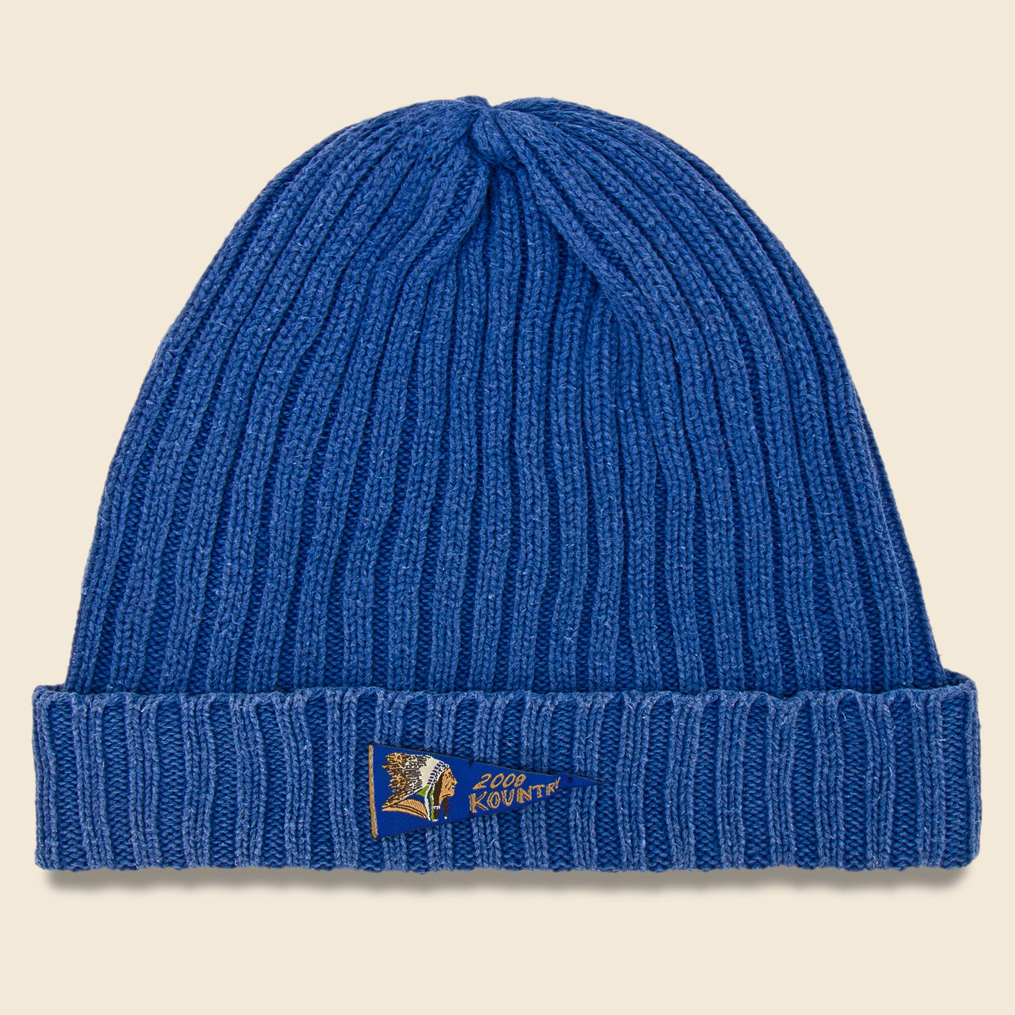 Indigo Dye 5G Knit Beanie - Indigo - Kapital - STAG Provisions - Accessories - Hats