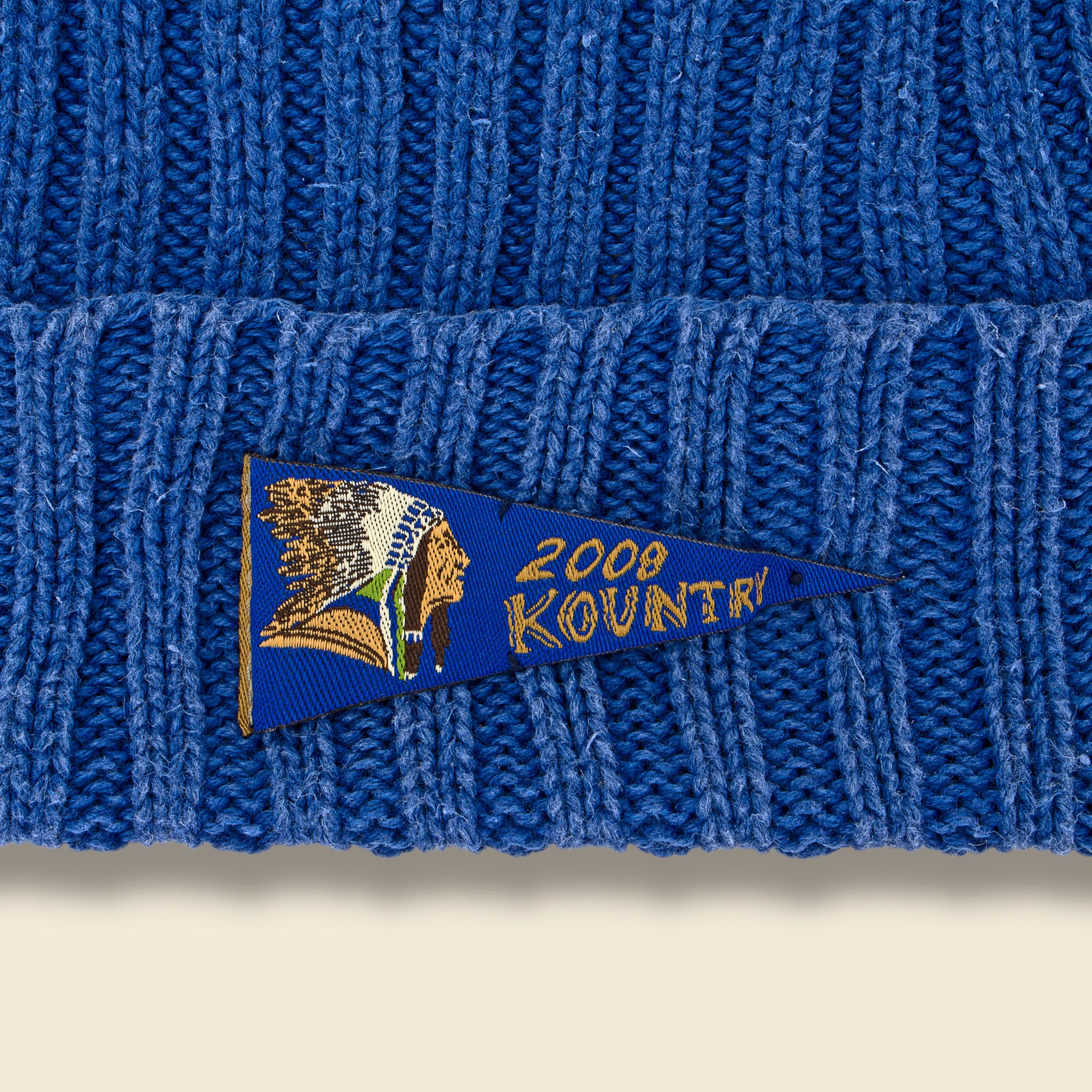 Indigo Dye 5G Knit Beanie - Indigo - Kapital - STAG Provisions - Accessories - Hats