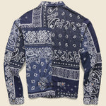Bandana Patchwork Jacket - Purple Navy - Kapital - STAG Provisions - Outerwear - Coat / Jacket