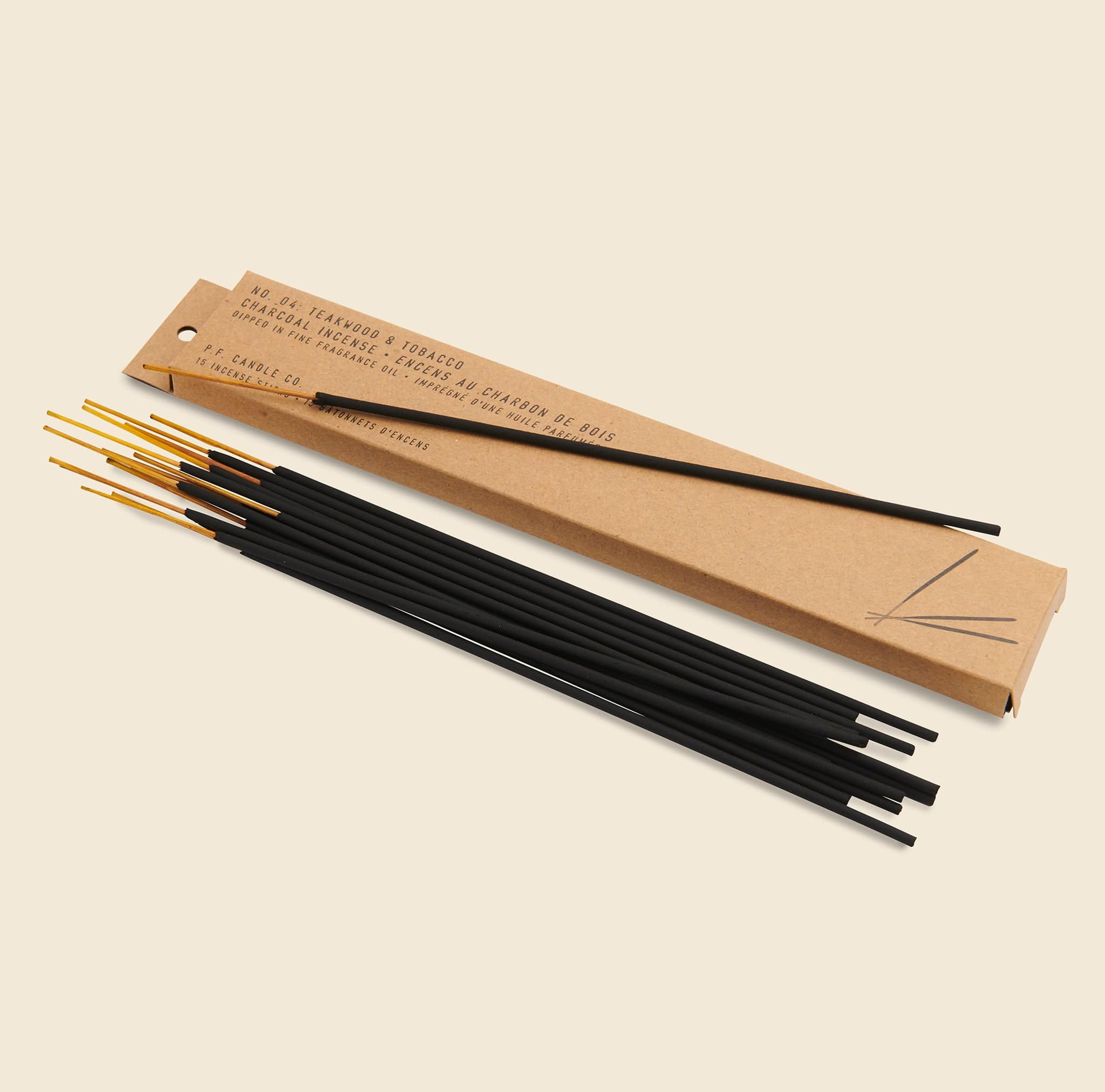 Teakwood & Tobacco Charcoal Incense - Home - STAG Provisions - Home - Fragrance - Incense