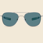 Aviator - Polarized Cobalt/Matte Chrome - Randolph Engineering - STAG Provisions - Accessories - Eyewear
