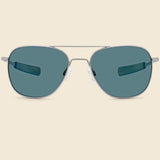 Aviator - Polarized Cobalt/Matte Chrome - Randolph Engineering - STAG Provisions - Accessories - Eyewear