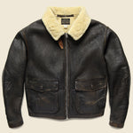 Turner Leather Jacket - Brown - RRL - STAG Provisions - Outerwear - Coat / Jacket