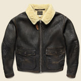 Turner Leather Jacket - Brown - RRL - STAG Provisions - Outerwear - Coat / Jacket