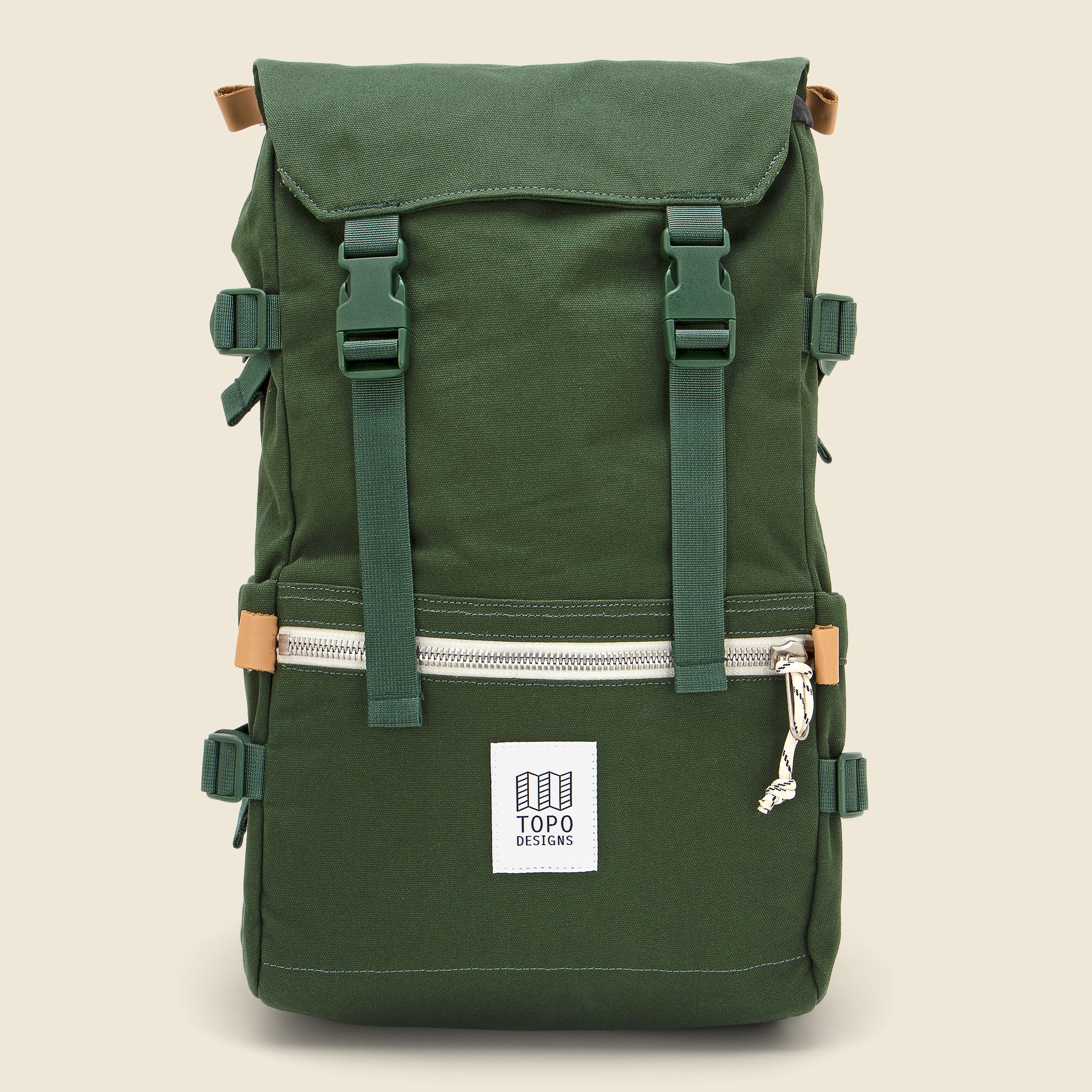 Rover Pack Classic - Forest Canvas - Topo Designs - STAG Provisions - Accessories - Bags / Luggage