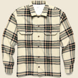 Utility Shirt - Charcoal Cosy Check - Universal Works - STAG Provisions - Tops - L/S Woven - Plaid
