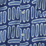 Handblock Print Camp Shirt - Indigo - Universal Works - STAG Provisions - Tops - S/S Woven - Other Pattern